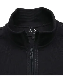 Sweatshirtjacke mit Reißverschluss - Blau