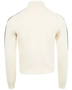 Sweatshirtjacke mit Streifendetail - Nude