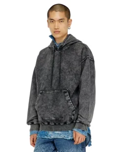 Sweatshirt mit Denim-Effekt-Behandlung - Sweatshirts - Herren - Grau
