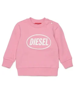 Sweatshirt mit Logoprint - Sweatshirts - Unisex - Rosa