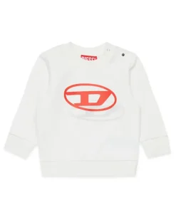 Sweatshirt mit Schatten-Oval-D-Print - Sweatshirts - Herren - Weiss