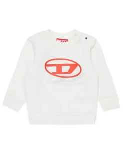 Sweatshirt mit Schatten-Oval-D-Print - Sweatshirts - Herren - Weiss