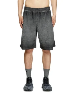 Sweatshorts mit Phönix-Dévoré - Kurze Hosen - Herren - Grau