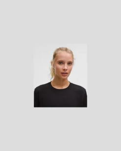 Swiftly Relaxed Langarmshirt e Passform für Frauen – Größe in Black