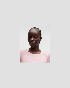 Swiftly Tech Langarmshirt 0 Taillenlänge für Frauen – Größe in Pink Pearl