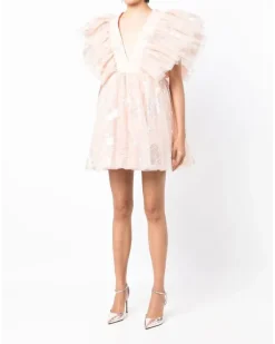 Tabetha Tüllkleid mit Pailletten - Rosa