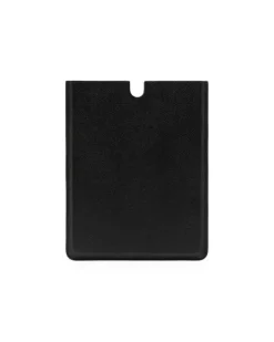 Tablethülle aus Leder - Schwarz