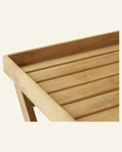 Tablett-Beistelltisch Classic braun