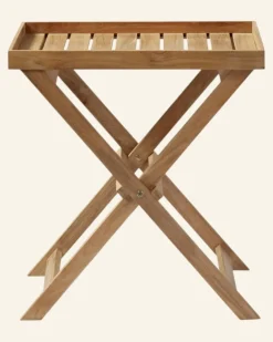 Tablett-Beistelltisch Classic braun