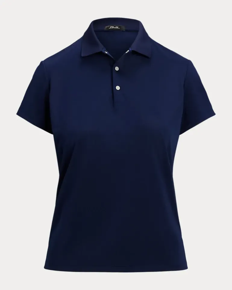 Tailored-Fit Poloshirt aus Piqué Blue
