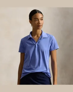 Tailored-Fit Poloshirt aus Piqué Blue