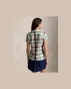Tailored-Fit Poloshirt aus Stretchjersey Multi