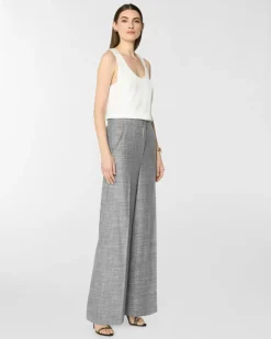 Tailored palazzo trousers Grey