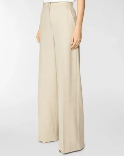Tailored palazzo trousers Grey