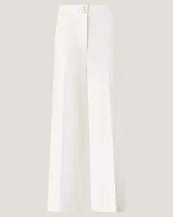 Tailored palazzo trousers White