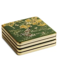 Tang Chinoiserie Untersetzer (4er-Set) - Gelb