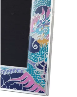 Tang Dragon Bilderrahmen - Blau