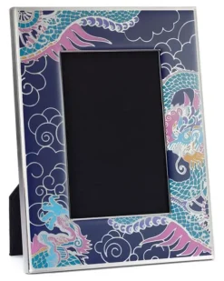 Tang Dragon Bilderrahmen - Blau