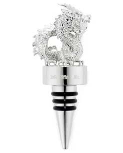 Tang Dragon Weinstopfen - Silber