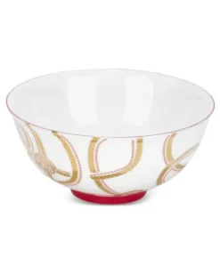 Tang Schalen-Set mit Schlange (2er-Set) - Weiß