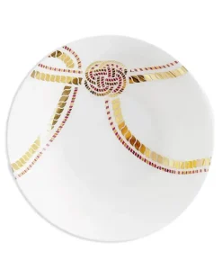 Tang Teller mit Print (4er-Set) - Weiß