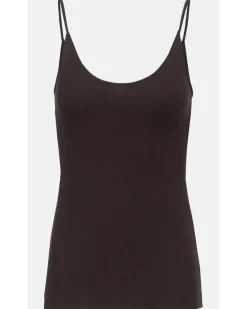 Tanktop Selee aus Jersey Braun