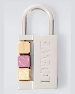 Taschenanhänger Padlock Anagram Silber