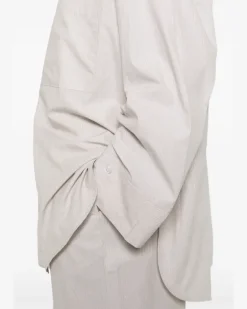 Taschendetail aus Baumwolle - Nude