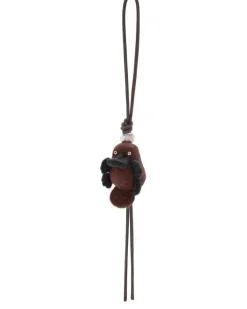 Taschenschmuck Schnabeltier aus Filz Brown