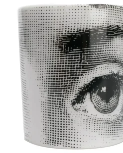 Tasse mit Print - Weiß