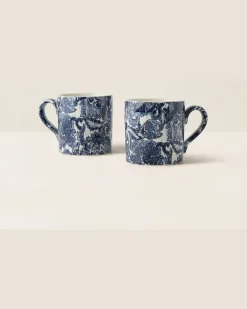 Tassen Faded Peony im Geschenkset Blue