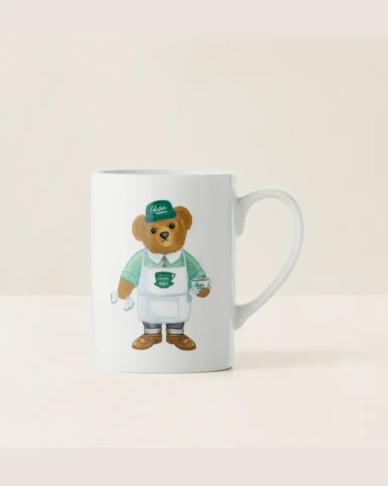 Tasse Ralph Lauren’s Coffee mit Polo Bear Green