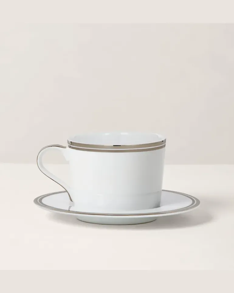 Tasse und Untertasse Wilshire Silver