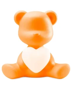Teddy-Lampe mit Herz - Orange