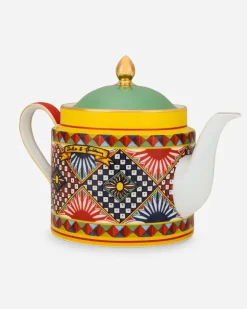 Teekanne Aus Porzellan - Accessoires Mehrfarbig