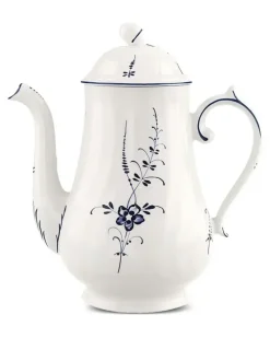 Teekanne mit Blumendetail - Nude