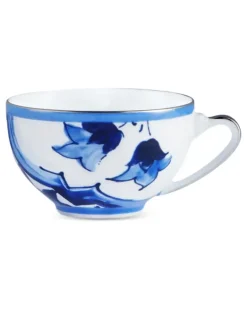 Teeservice mit Archiv-Print - Blau