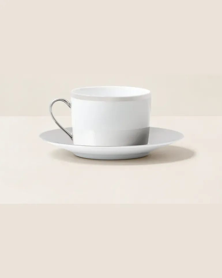 Teetasse und Untertasse Hewitt Grey