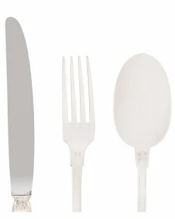 4-teiliges Besteckset - Silber