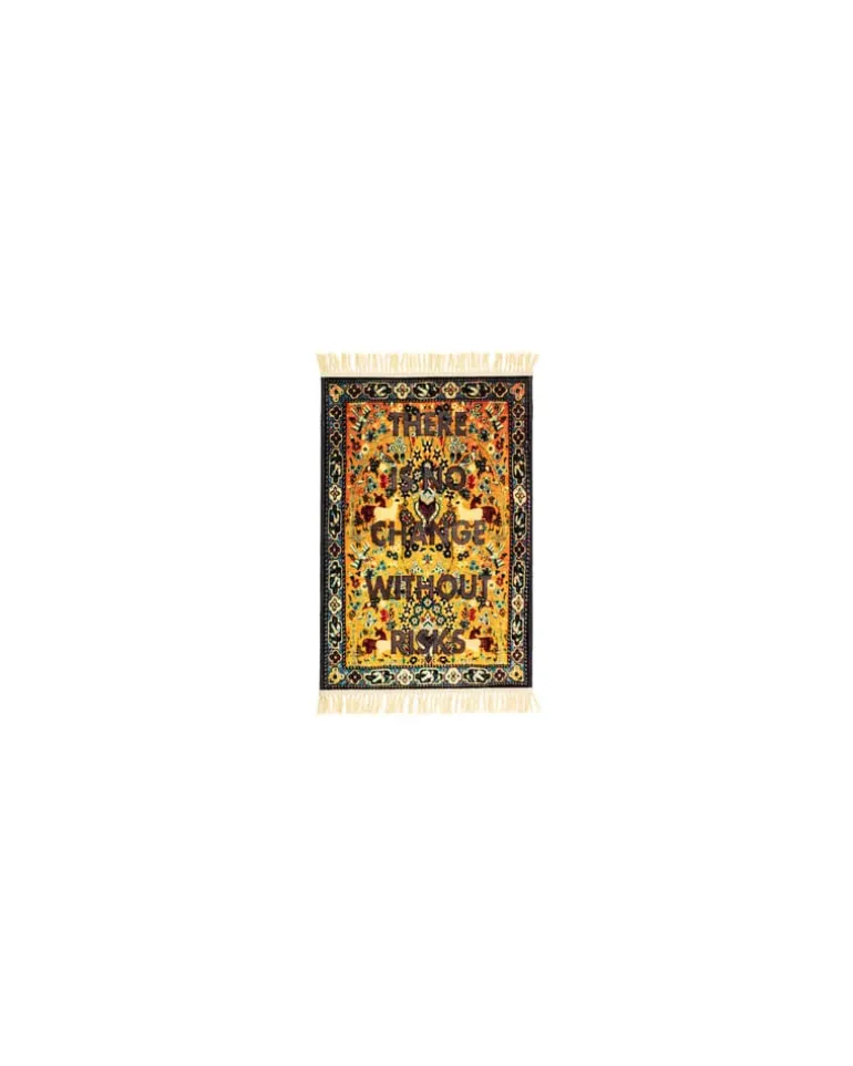 Teppich Burnt - Bunt - Polyesterfaser - Designer Loredana Longo