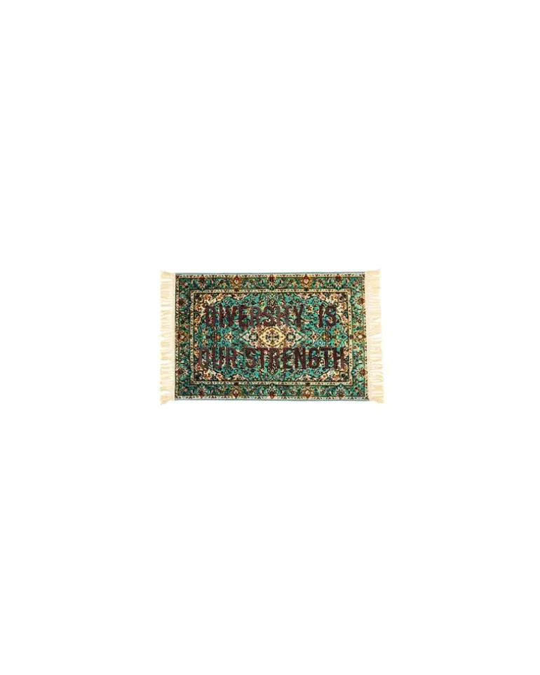 Teppich Burnt - Bunt - Polyesterfaser - Designer Loredana Longo
