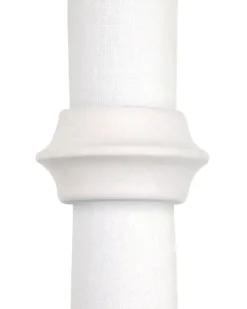 Terra Serviettenringe aus Porzellan (4er-Set) - Weiß