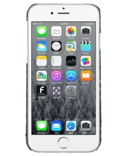 Texturierte iPhone 6-Hülle - Schwarz