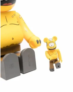 The Simpsons Cyclops BE@RBRICK 100% und 400% Figuren-Set - Gelb