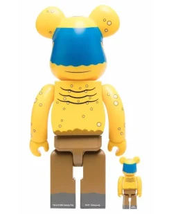 The Simpsons Cyclops BE@RBRICK 100% und 400% Figuren-Set - Gelb