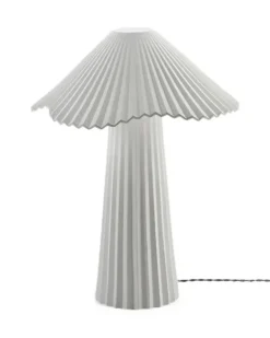 The Uala Tischlampe mit Falten - Weiß