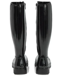 Tijntje Regenstiefel mit Reißverschluss - Schwarz