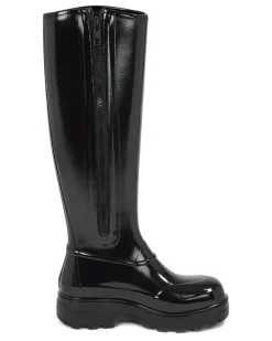 Tijntje Regenstiefel mit Reißverschluss - Schwarz