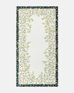 Tischdecke Borboni Large aus Leinen Multicolor