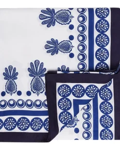 Tischdecke mit Ananas-Print - Weiß